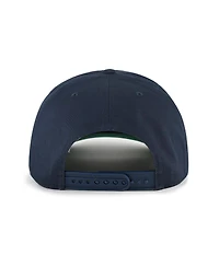 '47 Brand Men's Navy/Brown Minnesota Twins Cooperstown Break Wood Suede Hitch Adjustable Hat