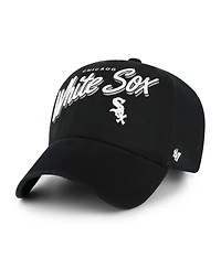 '47 Brand Women's Black Chicago White Sox Ariana Clean Up Adjustable Hat
