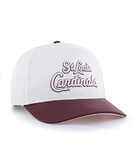 '47 Brand Men's and Women's Stone/Burgundy St. Louis Cardinals Love Letter Adjustable Hitch Hat