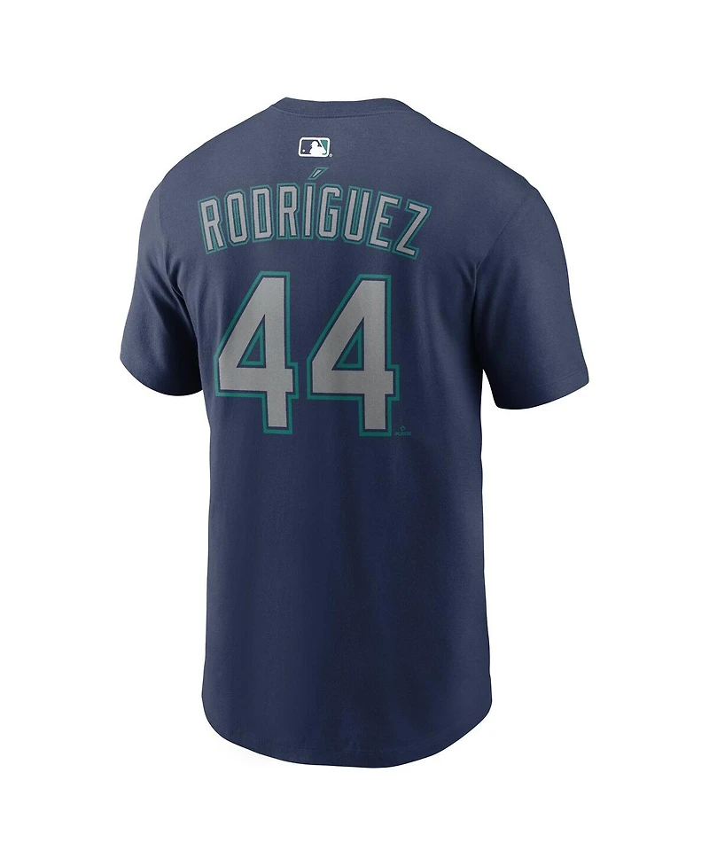 Nike Men's Julio Rodriguez Navy Seattle Mariners 50th Season Name Number T-Shirt