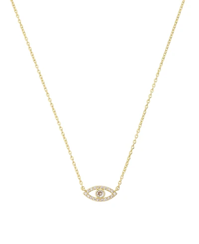 Unwritten Cubic Zirconia Evil Eye Pendant Necklace