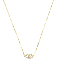 Unwritten Cubic Zirconia Evil Eye Pendant Necklace