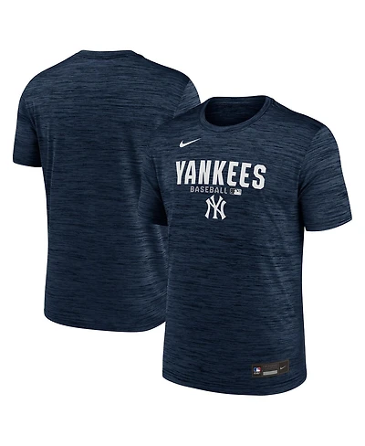 Nike Men's Navy New York Yankees Authentic Collection Velocity Dri-fit T-Shirt