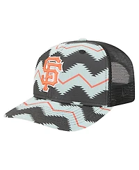 New Era Men's Denim/Black San Francisco Giants Aztec Denim 9SEVENTY Adjustable Hat