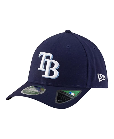 New Era Men's Navy Tampa Bay Rays Player Replica 39THIRTY M-Crown Flex Hat