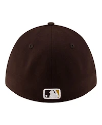 New Era Men's Brown San Diego Padres Player Replica 39THIRTY M-Crown Flex Hat