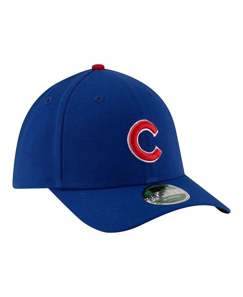 New Era Men's Royal Chicago Cubs Player Replica 39THIRTY M-Crown Flex Hat