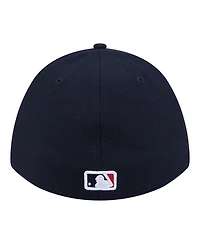 New Era Men's Navy Boston Red Sox Player Replica 39THIRTY M-Crown Flex Hat