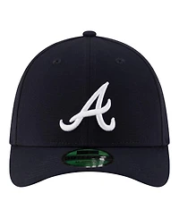 New Era Men's Navy Atlanta Braves Player Replica 39THIRTY M-Crown Flex Hat
