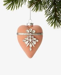 Holiday Lane Jeweled Classics Heart Ornament, Macy's Exclusive