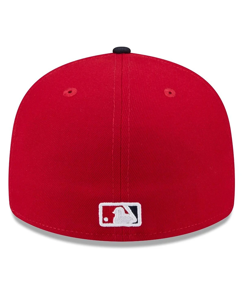 New Era Men's Red/Navy Los Angeles Angels 2026 Spring Training 59FIFTY Fitted Hat