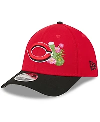New Era Men's Red/Black Cincinnati Reds 2026 Spring Training M-Crown 39THIRTY Flex Hat