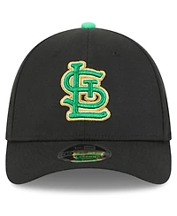 New Era Men's Black St. Louis Cardinals 2026 St. Patrick's Day 39THIRTY Flex Hat
