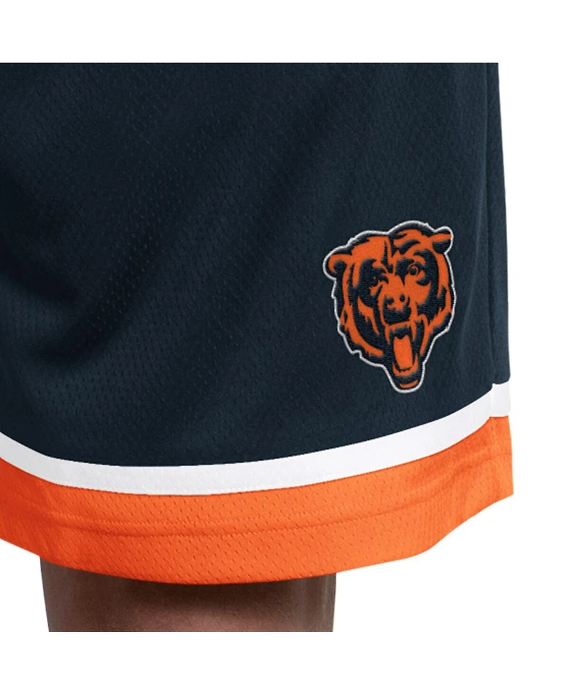 Starter Men's Navy Chicago Bears Power Play Mesh Shorts