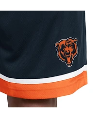 Starter Men's Navy Chicago Bears Power Play Mesh Shorts