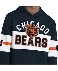 Starter Men's Navy Chicago Bears Fullback Jersey Hoodie