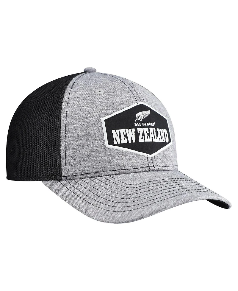 '47 Brand Men's Gray All Blacks Generic Mass Rodeo Patch Trucker Adjustable Hat