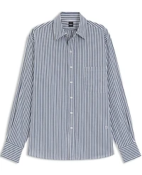 Boss by Hugo Women's Cotton-Blend Striped Blouse