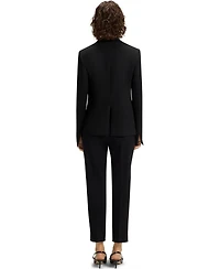 Boss by Hugo Women's Collarless Regular-Fit Jacket