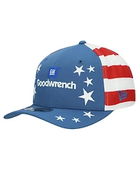 New Era Men's Blue Dale Earnhardt Coolera 9SEVENTY Flag Adjustable Hat
