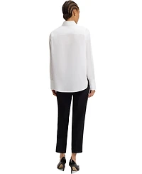Boss by Hugo Boss Women's Cotton Relaxed-Fit Blouse