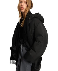 Boss by Hugo Women's Crinkle Fabric Regular-Fit Jacket