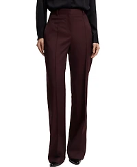 Boss by Hugo Boss Women's Virgin-Wool Twill Regular-Fit Pants