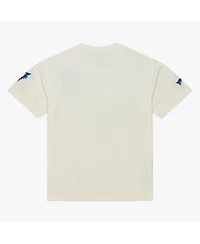 Mitchell & Ness Men's Cream Minnesota Timberwolves Hardwood Classics Chainstitch Premium T-Shirt