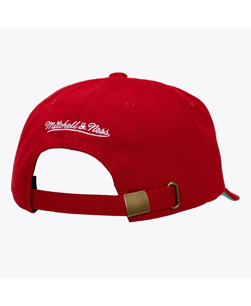 Mitchell & Ness Men's and Women's Red Chicago White Sox Vintage Fit Melton Wool Adjustable Hat