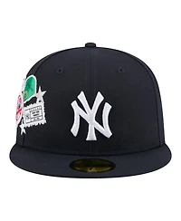 New Era Men's Navy York Yankees City Patch 59FIFTY Fitted Hat