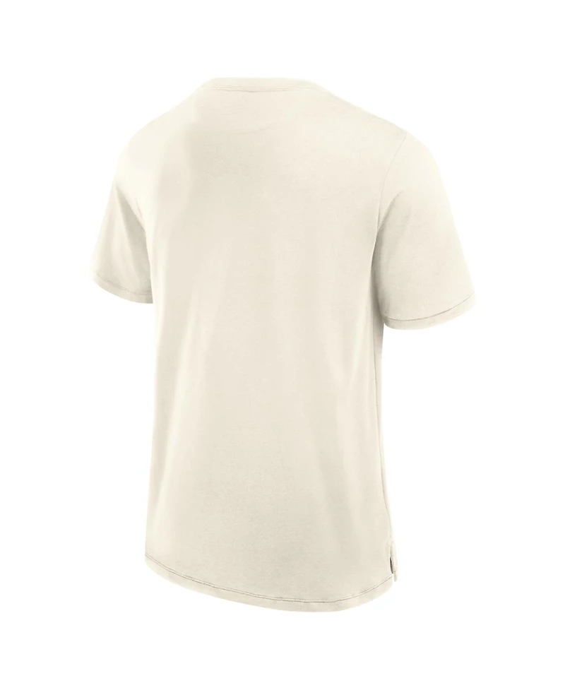 Fanatics Men's Yoshinobu Yamamoto Cream Los Angeles Dodgers Montage T-Shirt