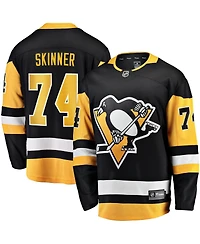 Fanatics Men's Stuart Skinner Black Pittsburgh Penguins Home Breakaway Jersey