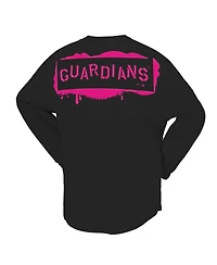 Fanatics Women's Black Cleveland Guardians Neon Jersey Long Sleeve T-Shirt