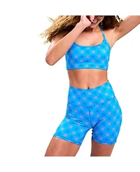 Terez Women's Blue New York Yankees Tlc Printed Y-Back Sports Bra