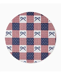 Avanti Celebration Woven Braided Round Placemats, Set of 4