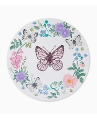 Avanti Meadow Woven Braided Round Placemats, Set of 4