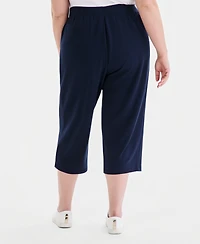 Style & Co Plus Luxsoft French Terry Capri Pants