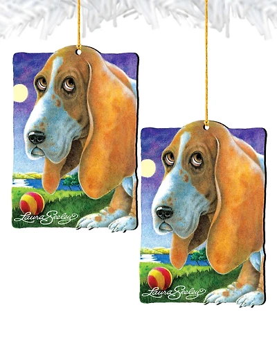 Designocracy Just Baby Steps to the Bay Holiday Ornaments, Set of 2