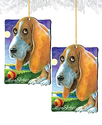 Designocracy Just Baby Steps to the Bay Holiday Ornaments, Set of 2
