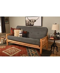 Kodiak Lodge Frame-Natural Finish-Marmont Thunder Mattress