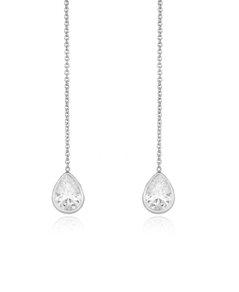 Ettika Barely There Crystal Dangle Earrings