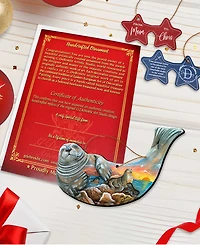 Designocracy Seal Holiday Ornaments, Set of 2