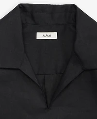 Alfani Men's Short-Sleeve Johnny Collar Shirt, Macy's Exclusive