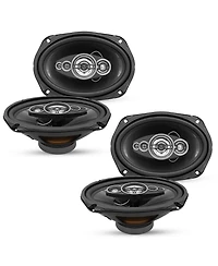 5Core 6x9 Car Speaker 4Pcs 800W 4Ohm 2 Way Coaxial Speaker Audio w Super Tweeter Fit for Vehicle