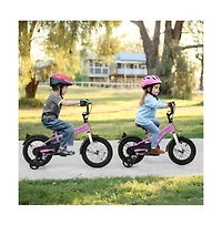 Hongge Kids Bike 14 Inch Children Training Bicycle with 2 Brake for 3-5 Years Old