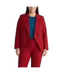 Universal Standard Plus Double Breasted Ponte Blazer