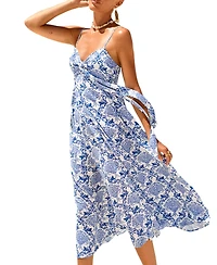 Cupshe Women's Incandescent Ornate Midi Beach Dress