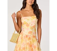 Astr the Label Women's Ovina Square Neck Dress