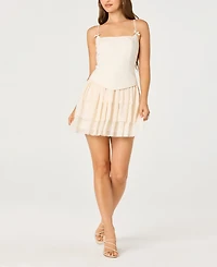 Astr the Label Women's Kiarra Square Neck Dress