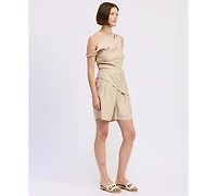 En Saison Women's One Shoulder Selma Top